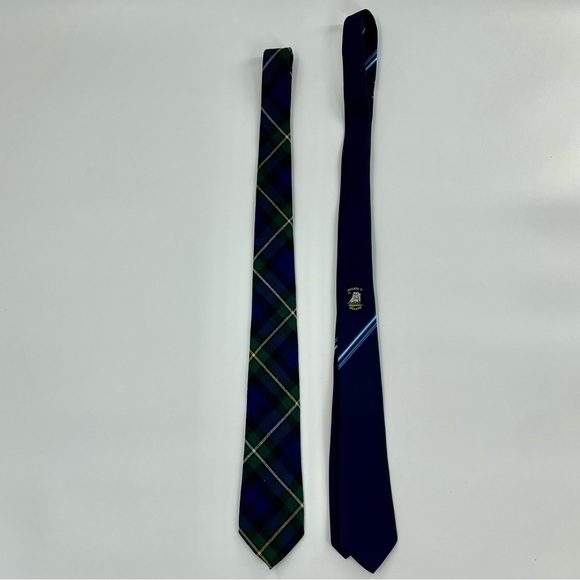 Campbell of Scotland 100% Wool Plaid Clan and Asgard II of Ireland Wool Neck Tie - Picture 1 of 12